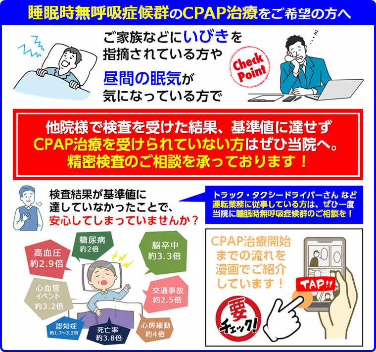 漫画でわかるCPAP治療